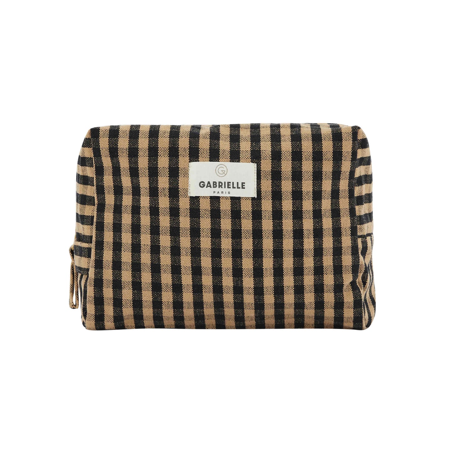 Vichy Café cotton toiletry bag