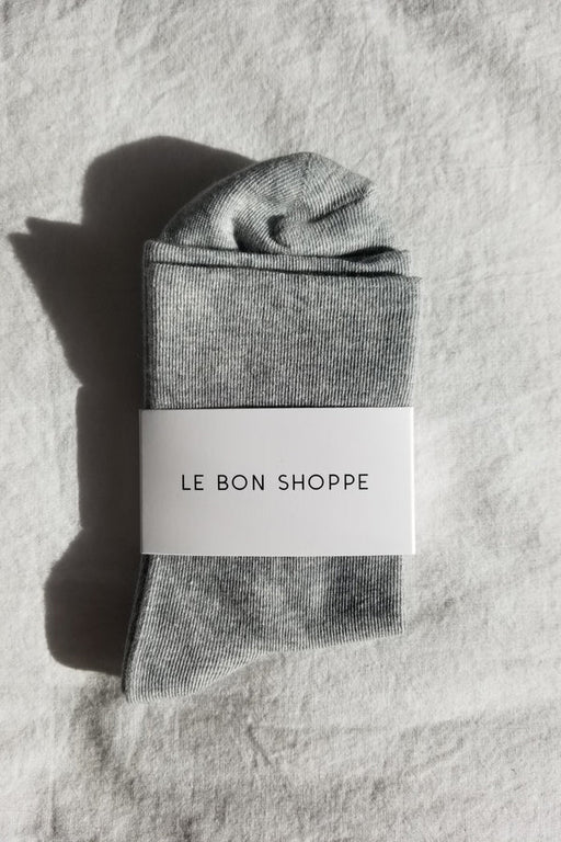 Le Bon Shoppe Sneaker Socks in Grey