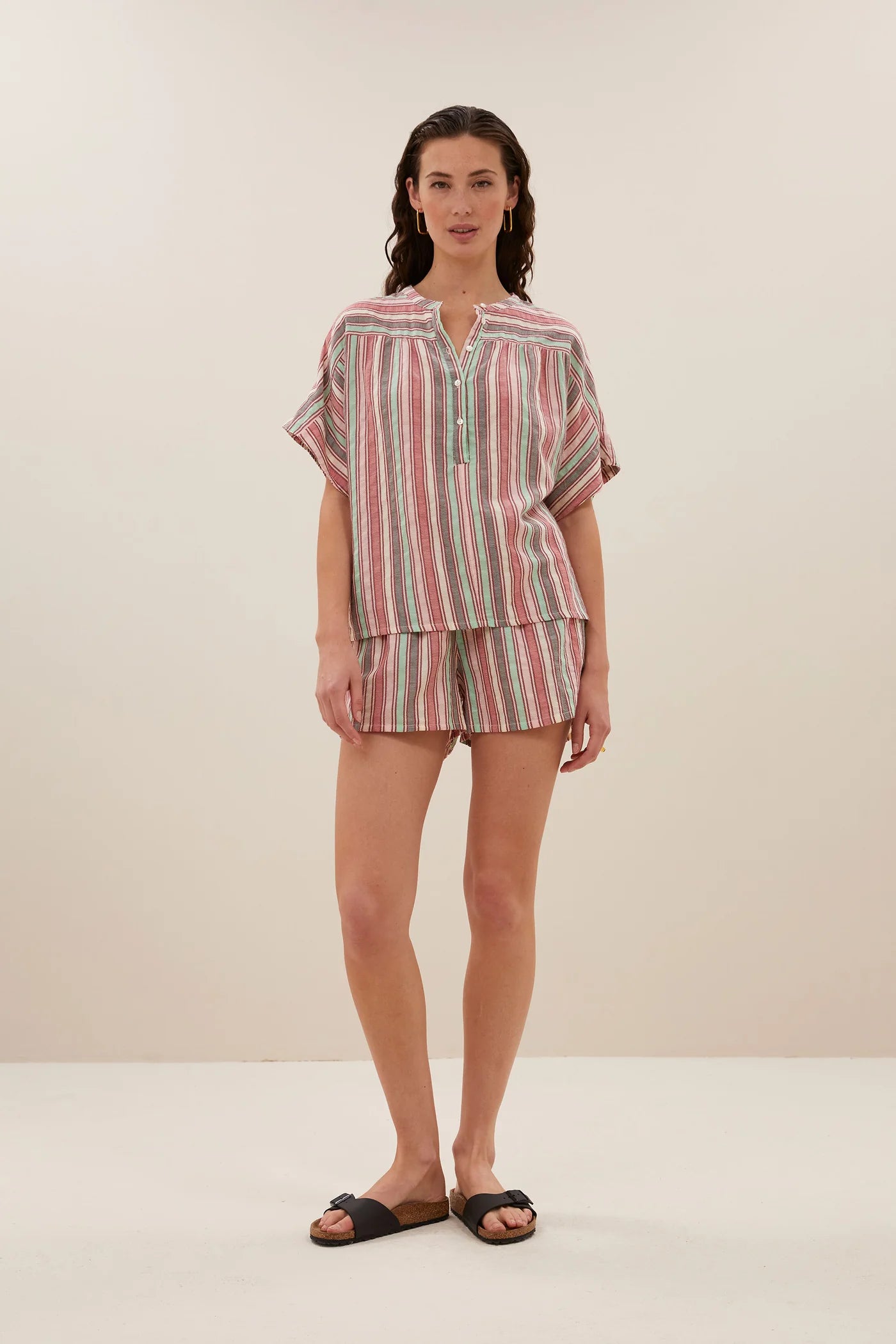 By-Bar Bo Multi Stripe Athea Blouse