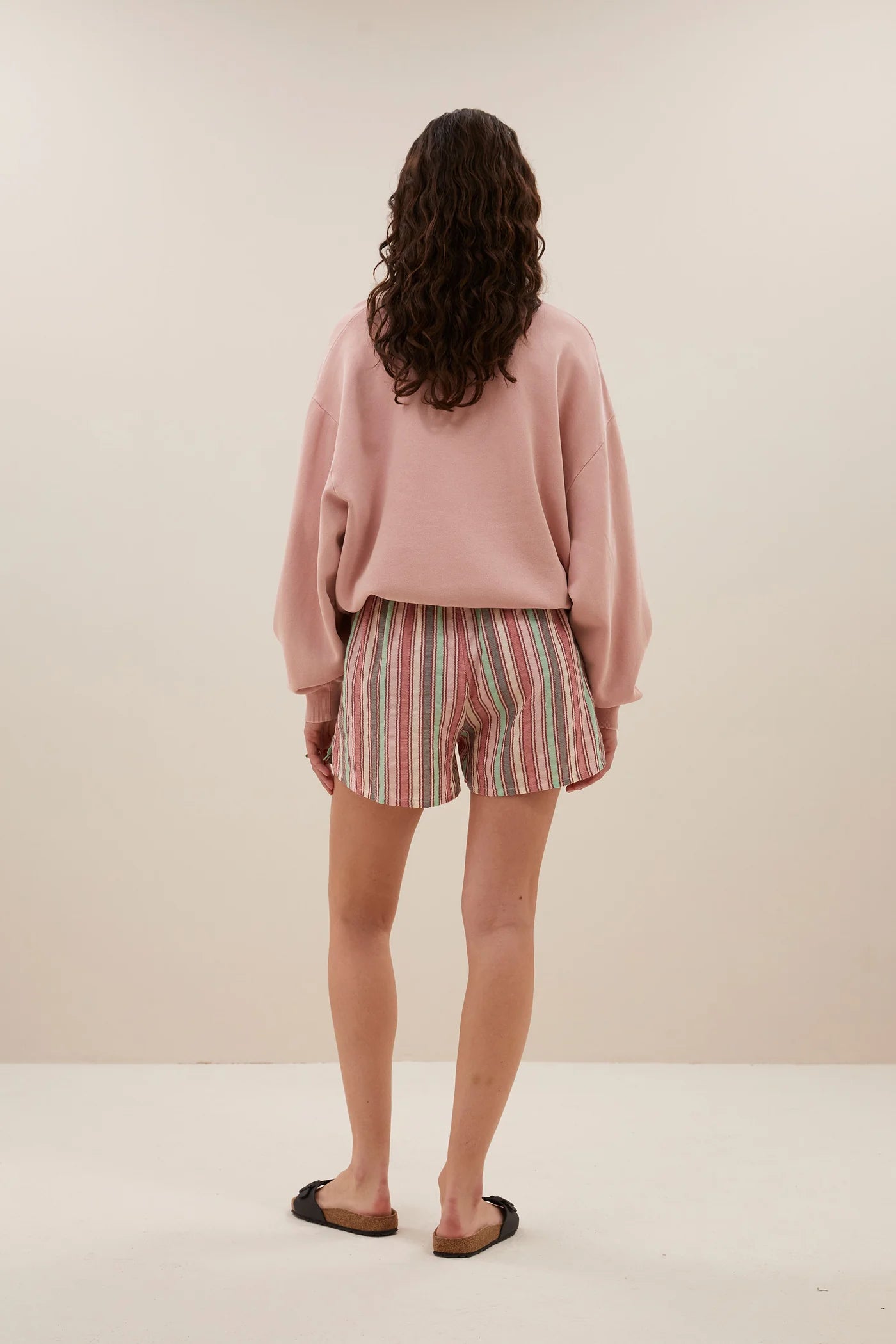 By-Bar Isu Stripe Athia shorts