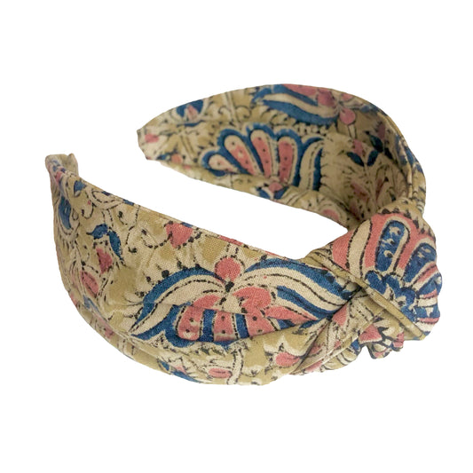 Kalamkari Cotton Block printed Headband