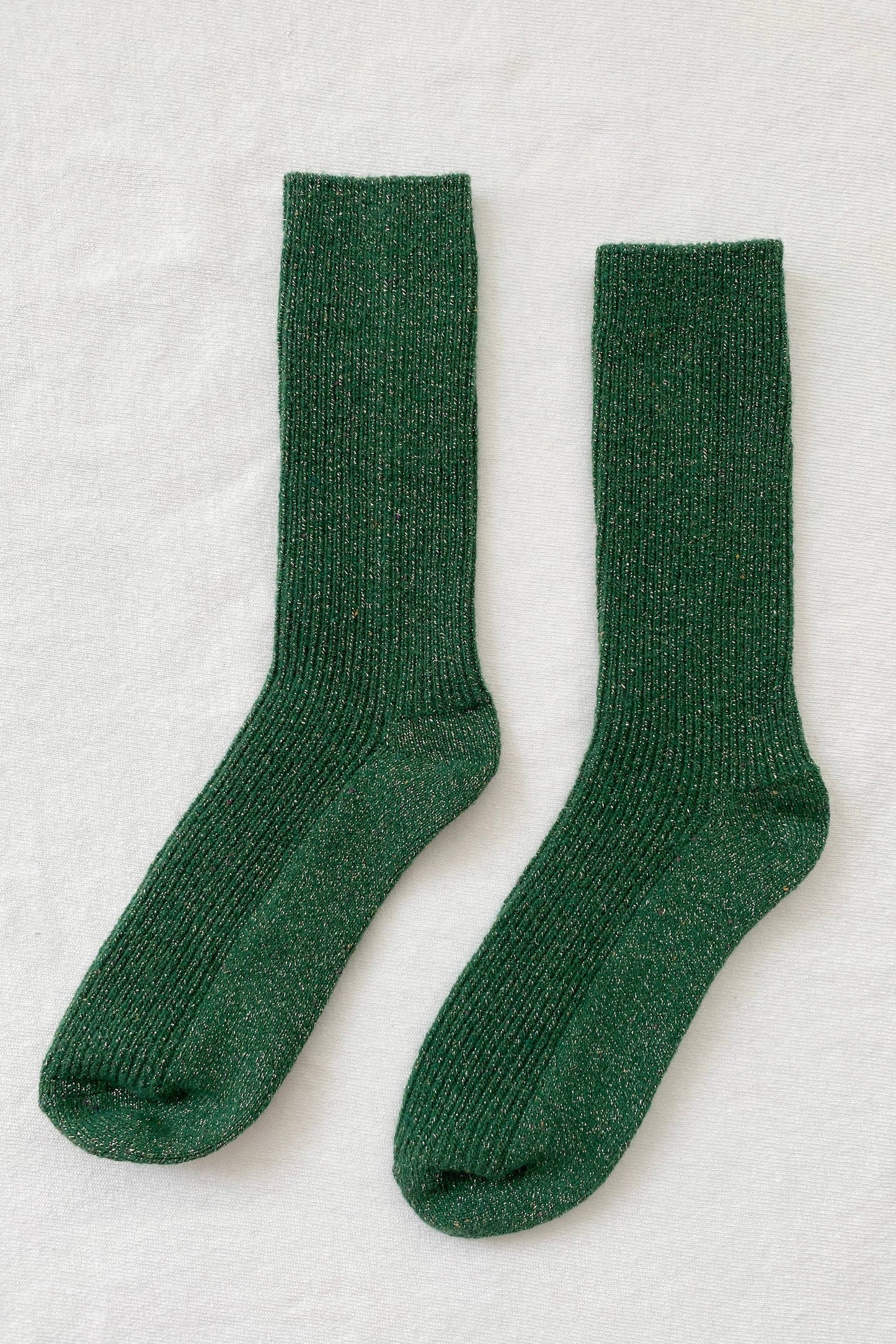 Winter Sparkle Socks in Champagne
