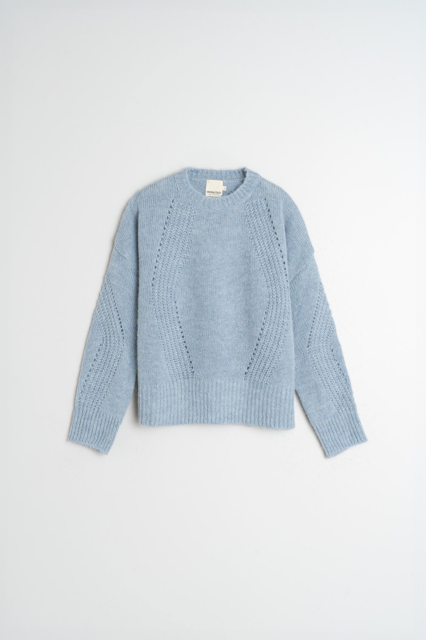 Indi & Cold Knit in Dusty Blue