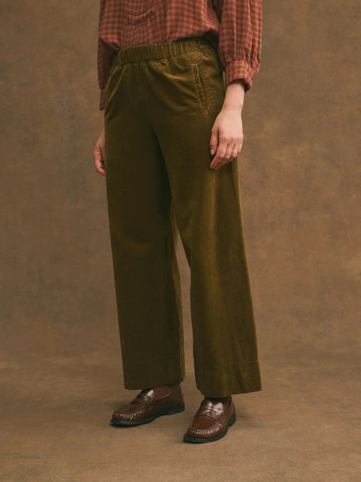 Hod Lenny Cord trouser in Bronze