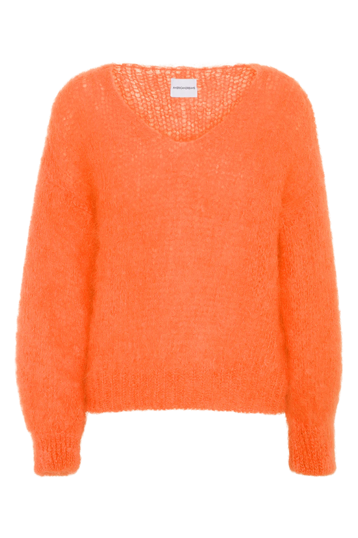 Milana Mohair Knit in Burnt Orange