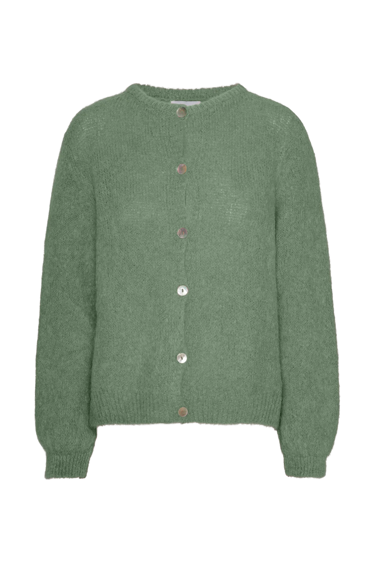 Samone Alpaca Cardigan in Dusty Green