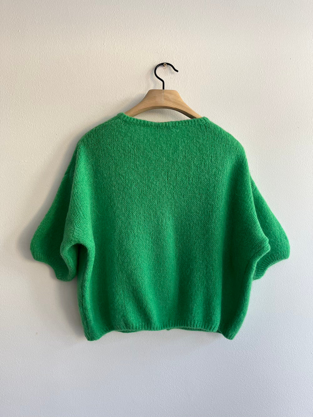 Green Mohair Cardigan
