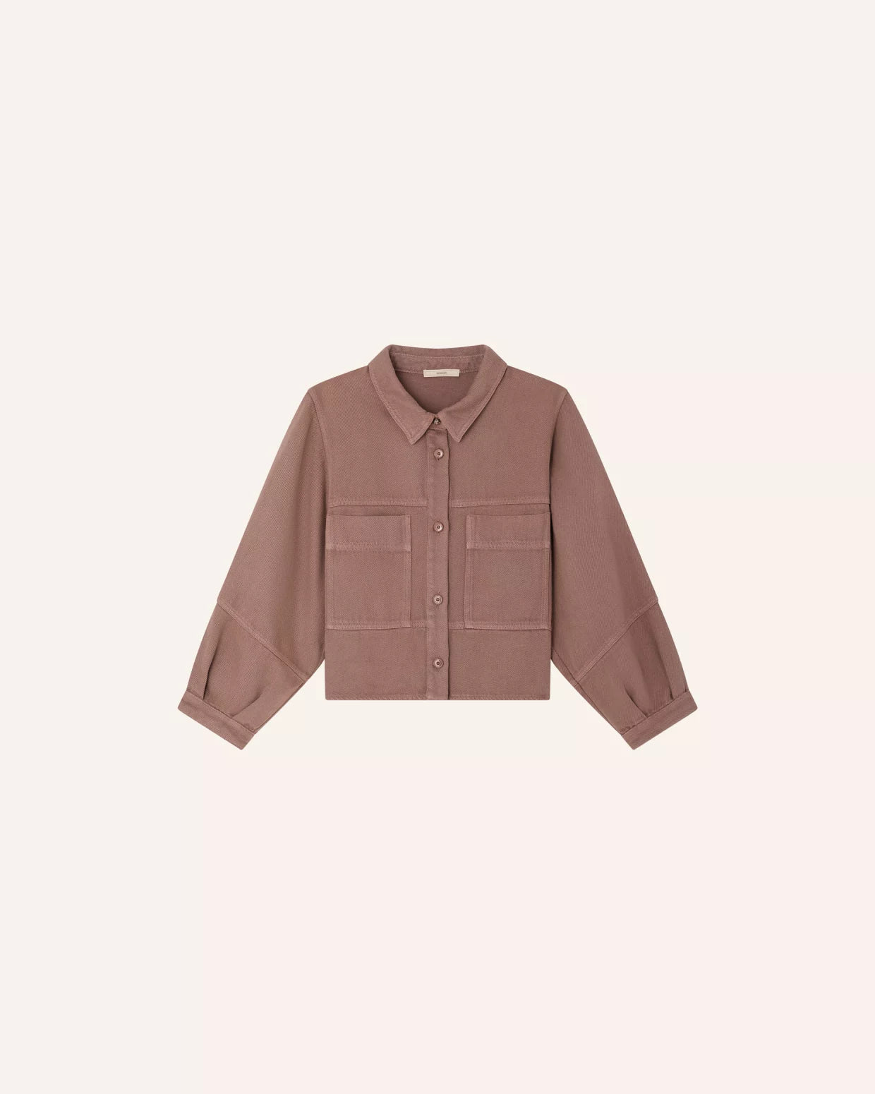 Sessun Leone Overshirt in Marble Rose