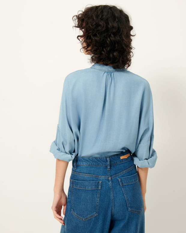 Sessun Botania Soft Chambray Shirt in Provencial Bue
