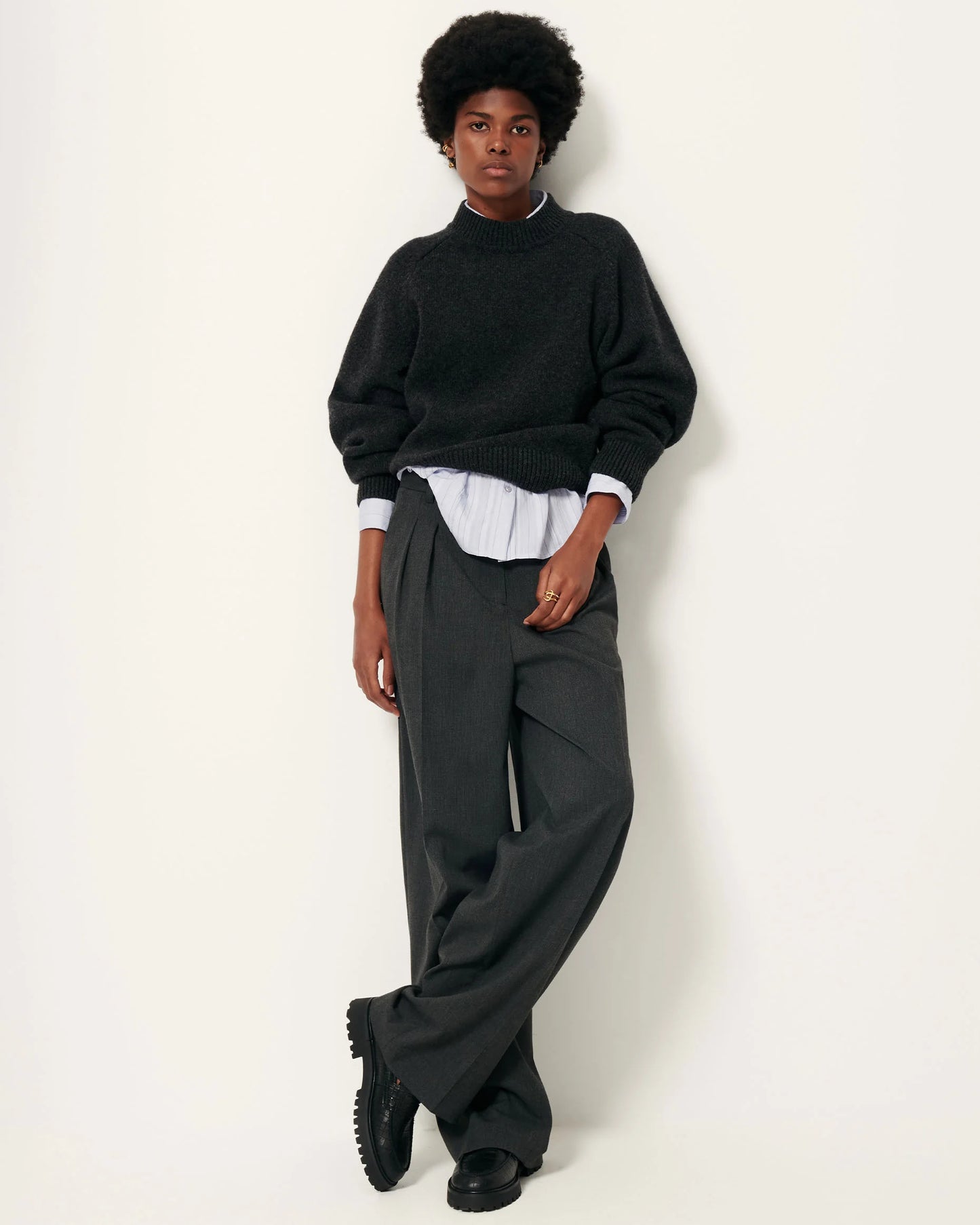 Emilio Trousers in Greysand