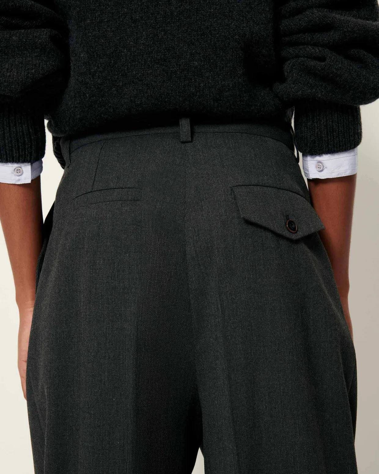 Emilio Trousers in Greysand