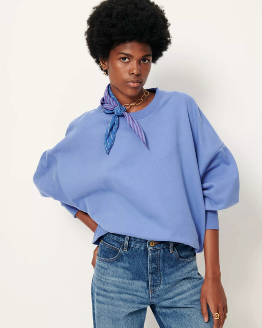 Sessun Isi Sweatshirt in Italian Blue