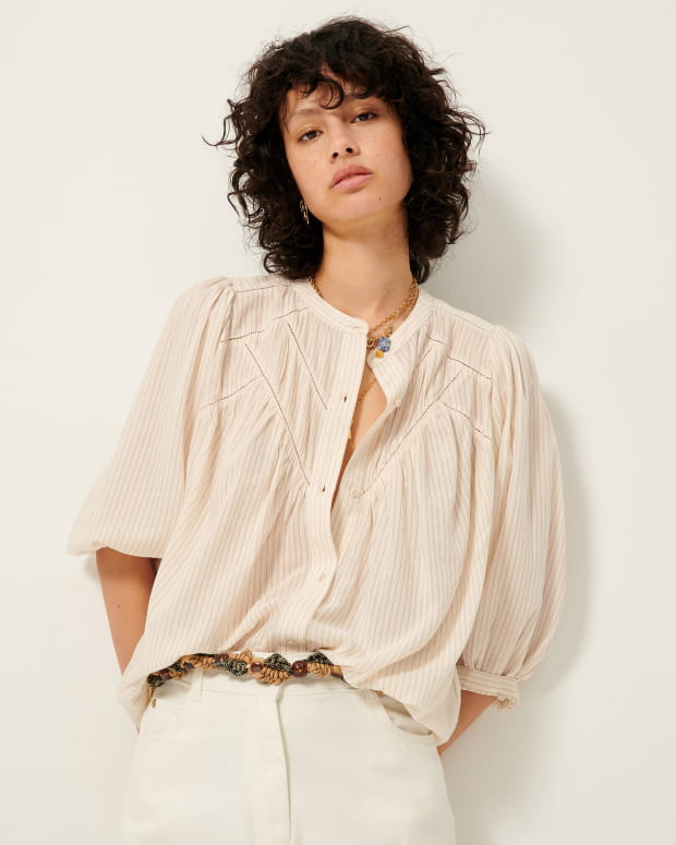 Sessun Savi Blouse in Sandblack