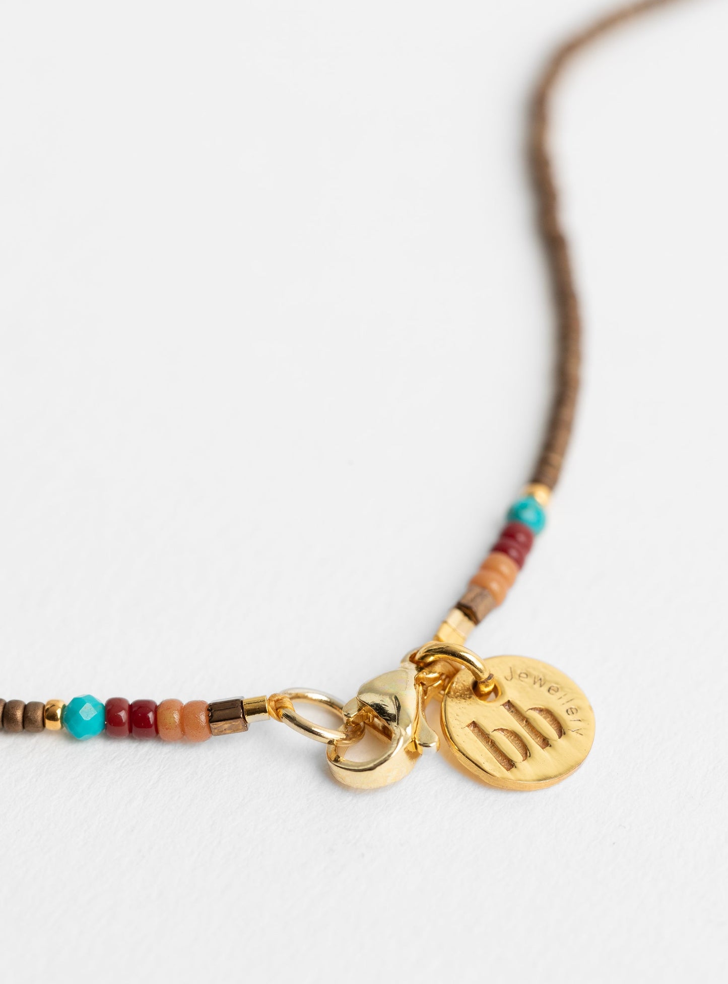 Blythe Bruckner Tiny Pressed Turquoise Necklace