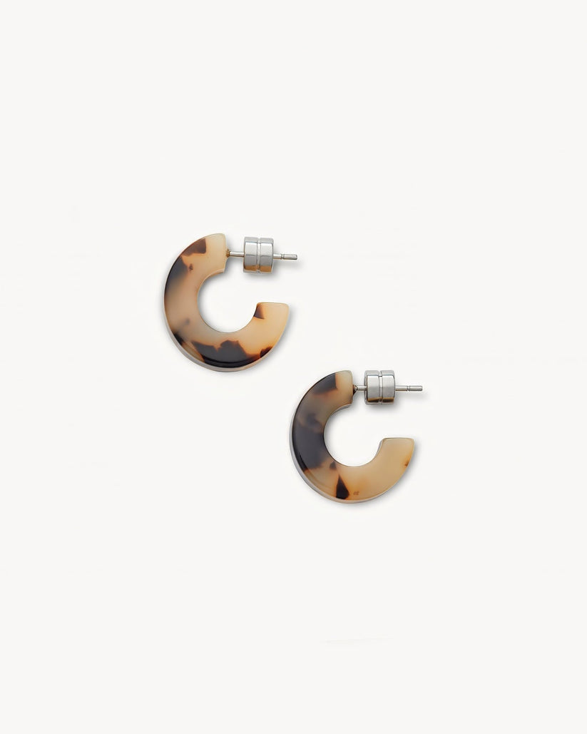 Machete Muse Hoops in Blond Tortoise