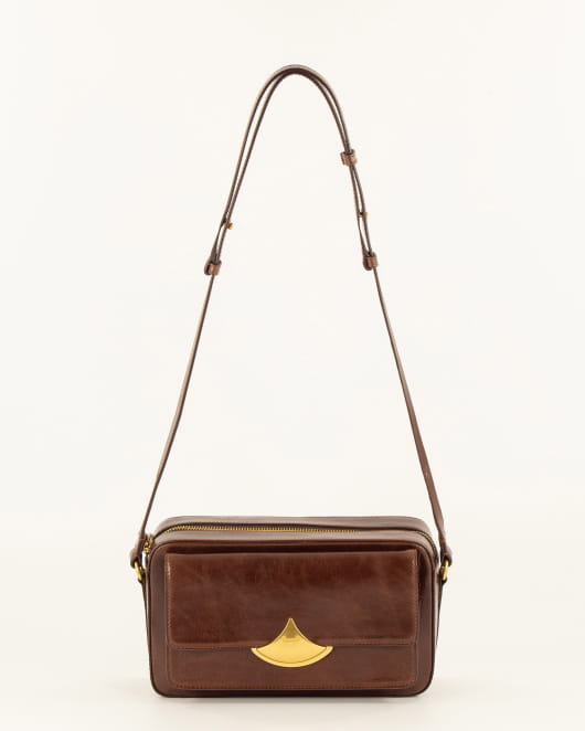 Sessun Divicam Leather Crossbody Bag