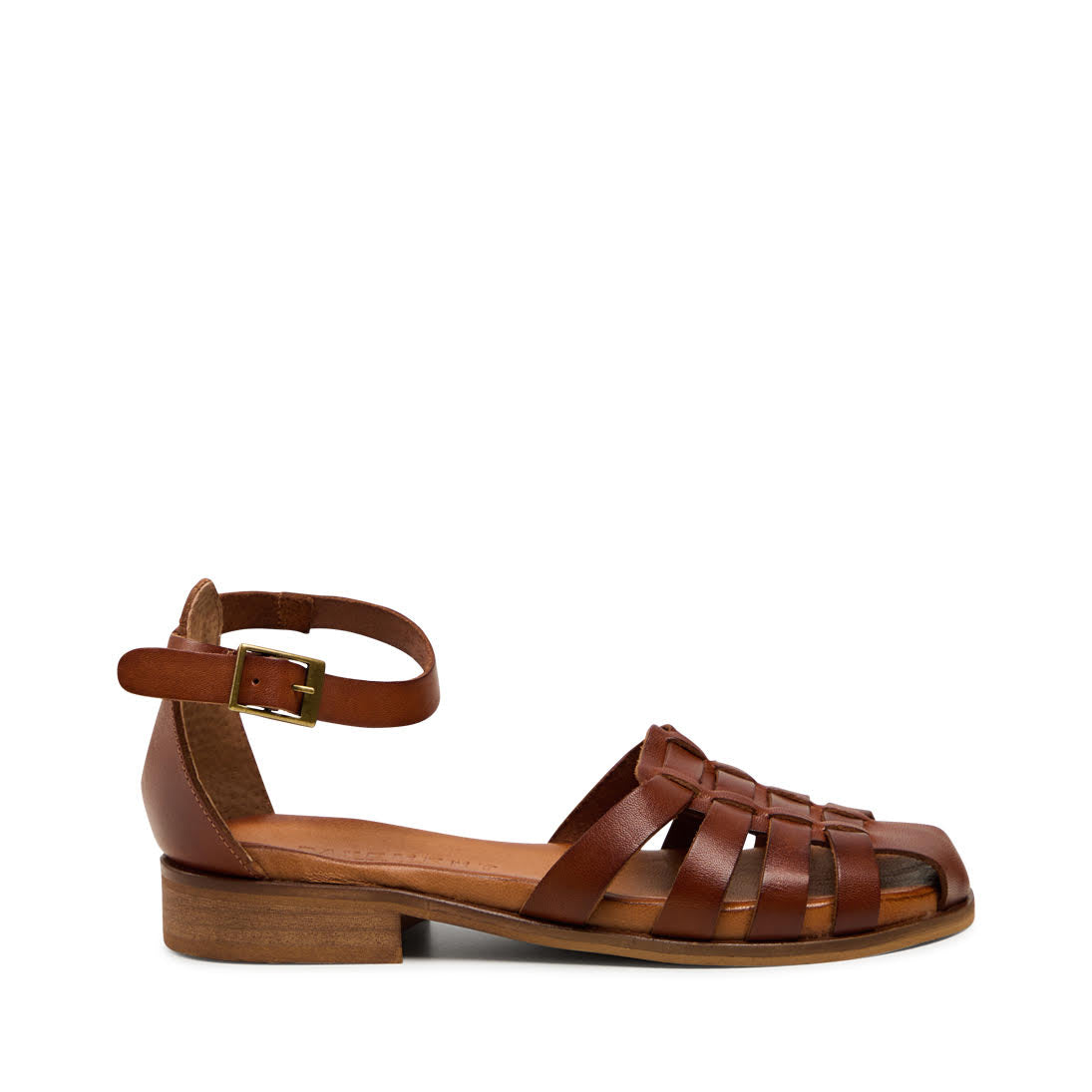Oprah Sandal in Tan Leather