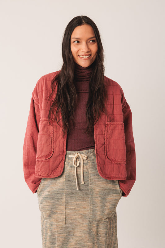 Indi & Cold Quilted Kimono Jacket