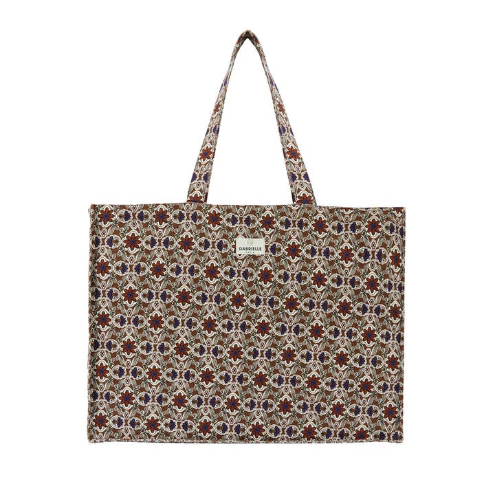 Gabrielle Paris Ruby Jewel Cotton Weekend Bag