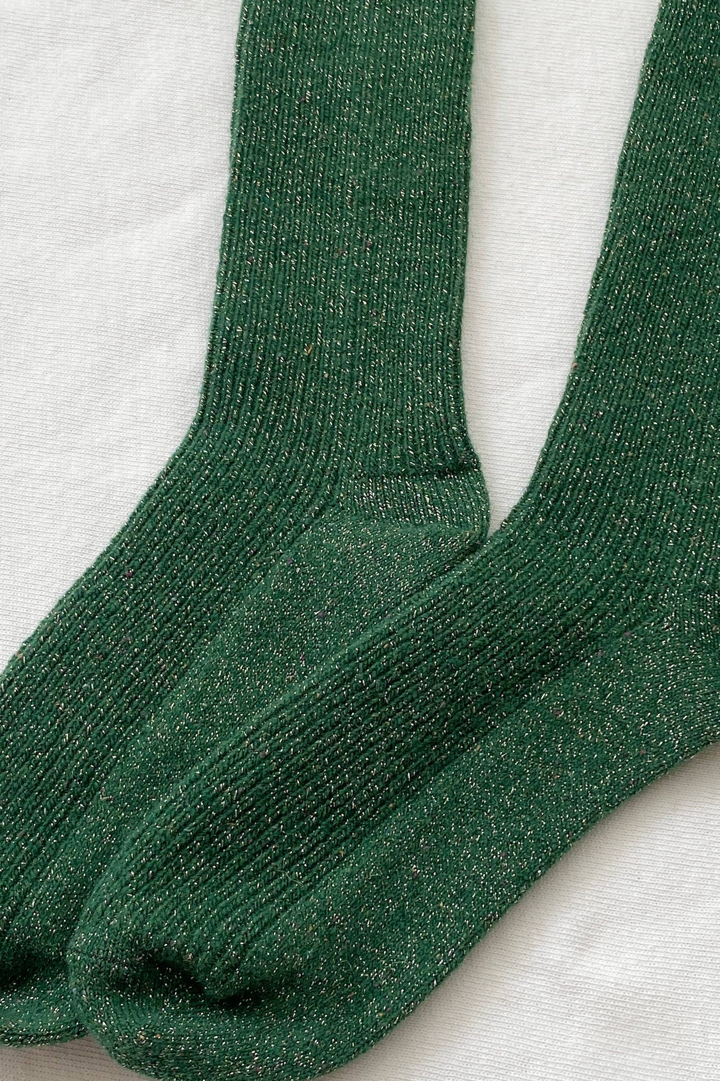 Winter Sparkle Socks in Champagne