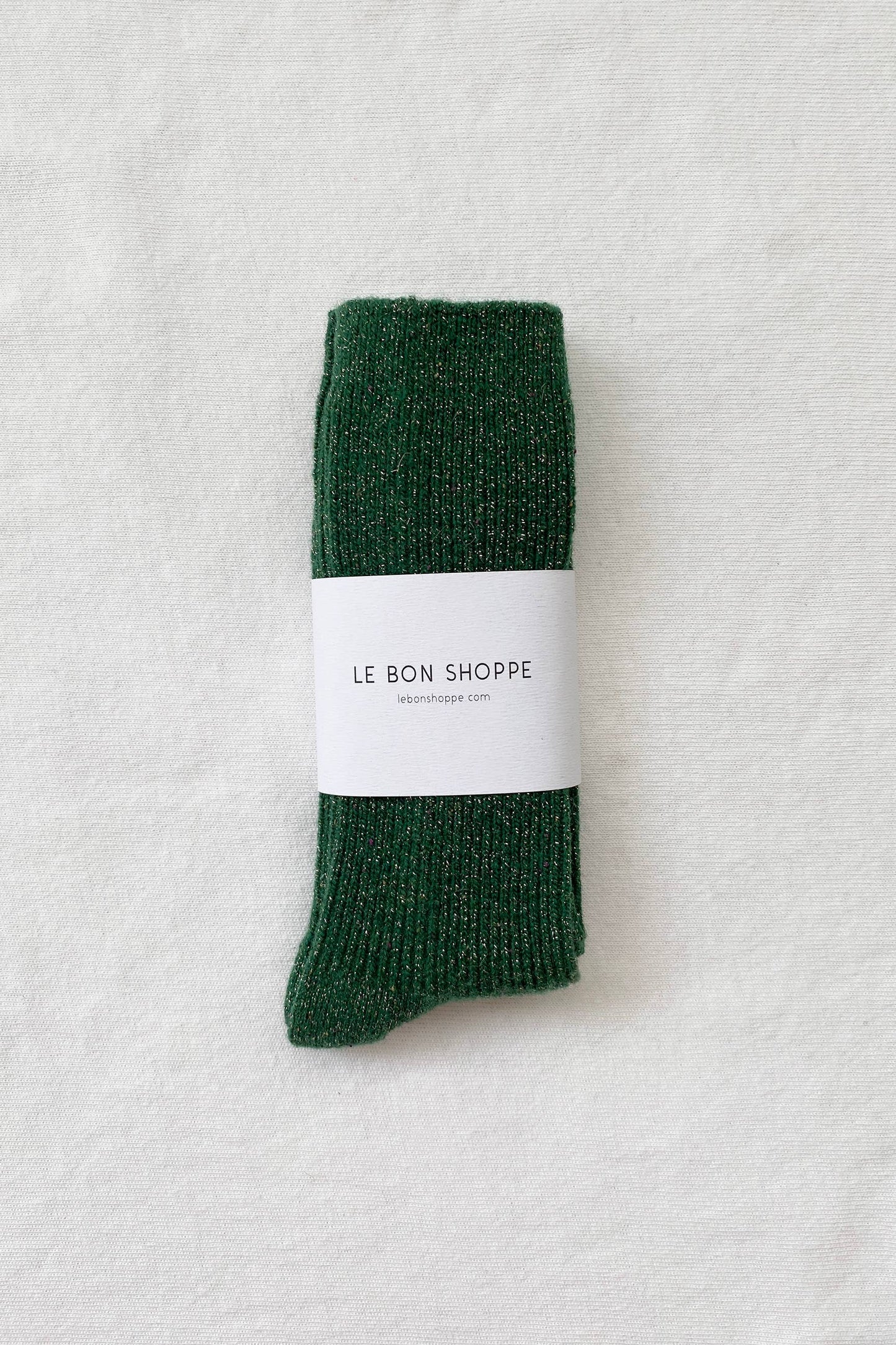 Winter Sparkle Socks in Champagne