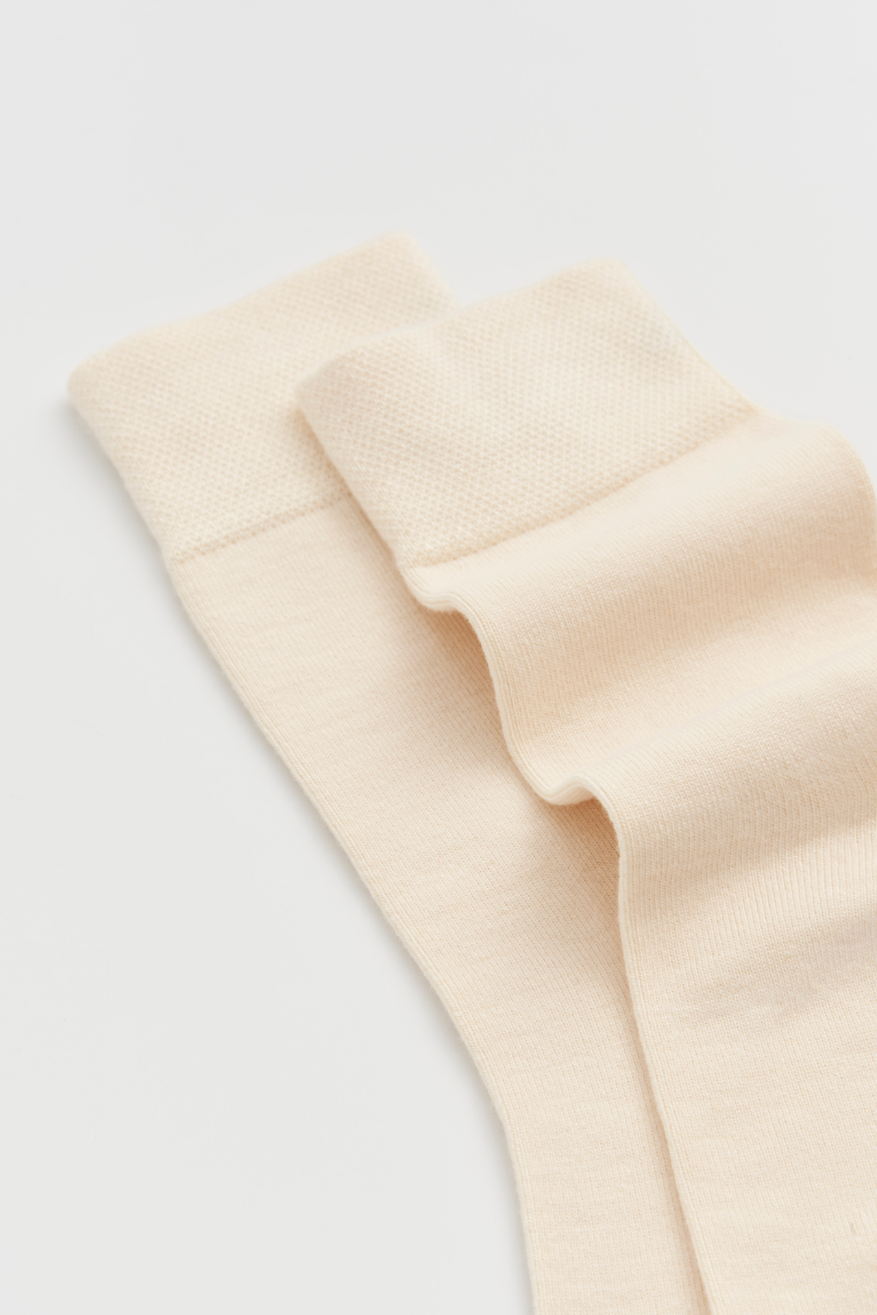 Clotted Cream Bamboo Socks: Clotted Cream / Small (UK 4-8)