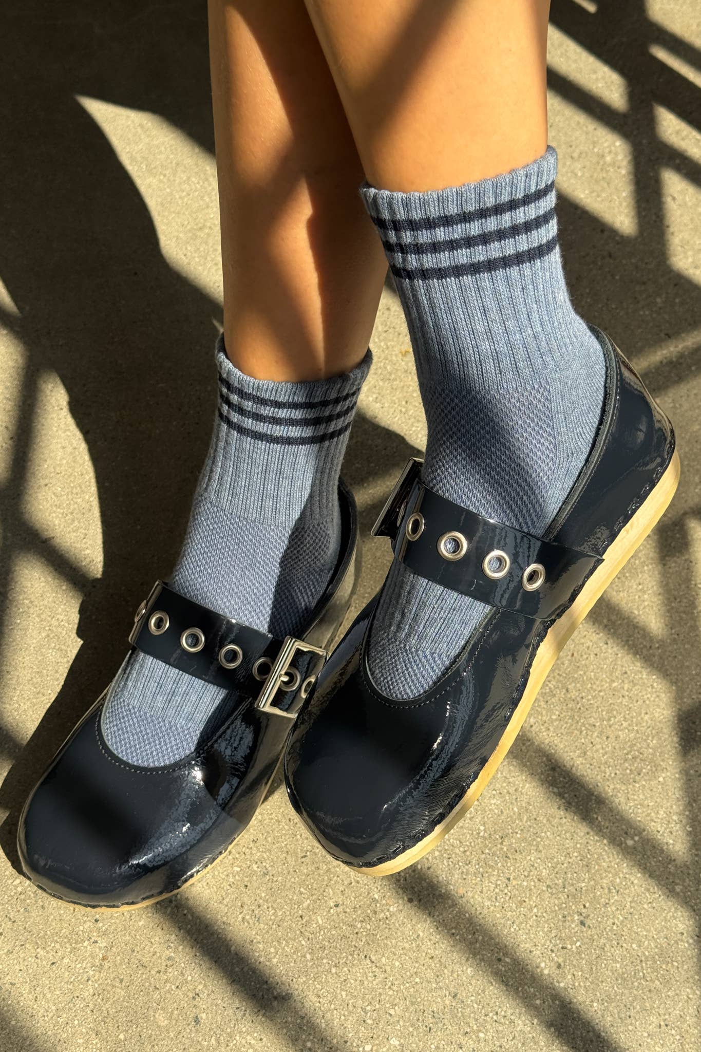 Le Bon Shoppe Girlfriend Socks in Indigo