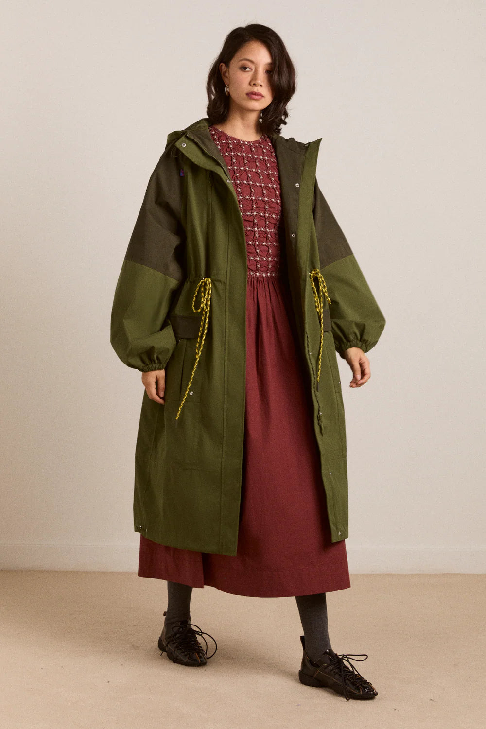 Damson Madder Logan Raincoat