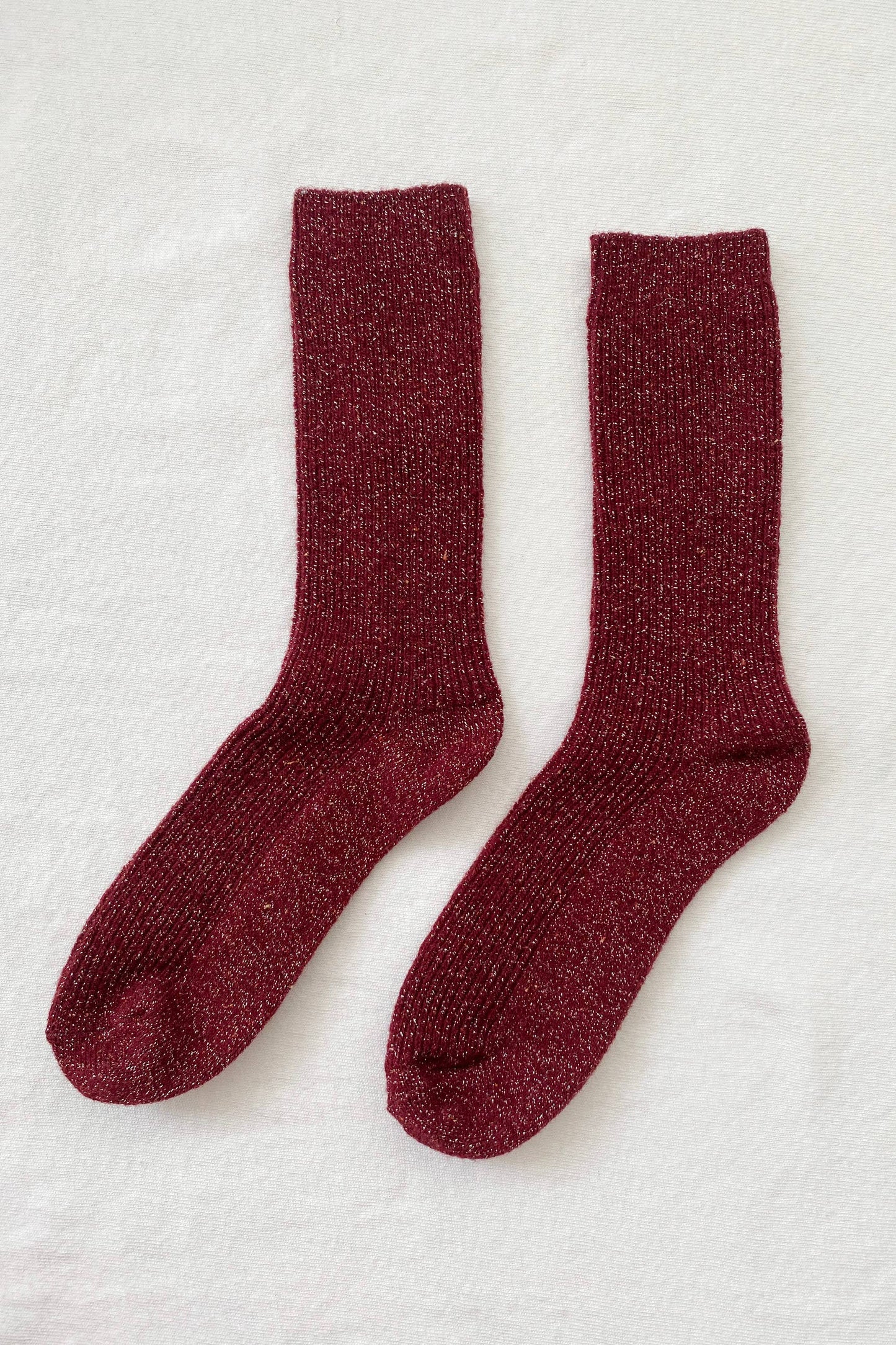 Winter Sparkle Socks in Champagne