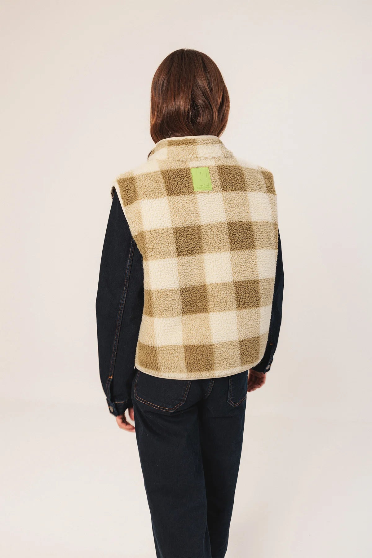 Indi and Cold Check Gilet