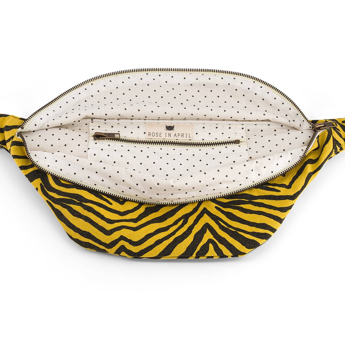 Banana bag in Yellow Zebra