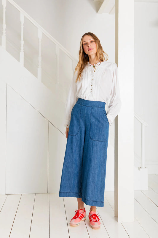 Bonte Bojou Denim Trousers in Mid Denim Wash