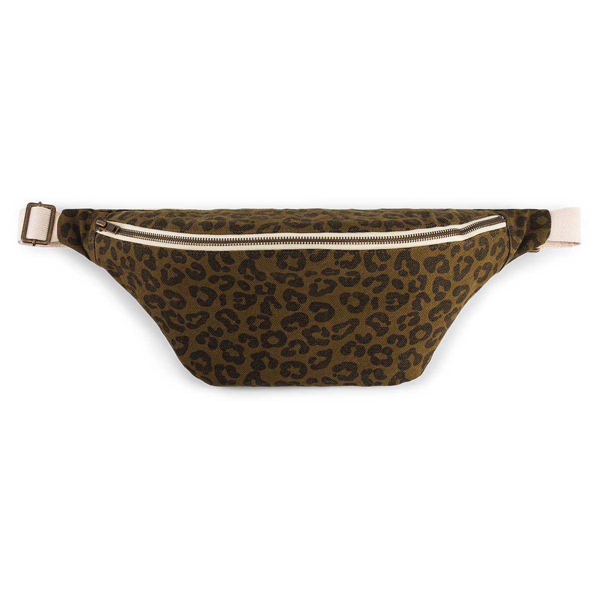 Banana Bag In Olive Leopard