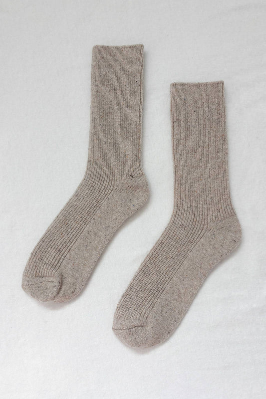 Winter Sparkle Socks in Champagne