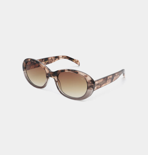 A.Kjaerbede Anma Sunglasses in Coquina / Grey Transparent