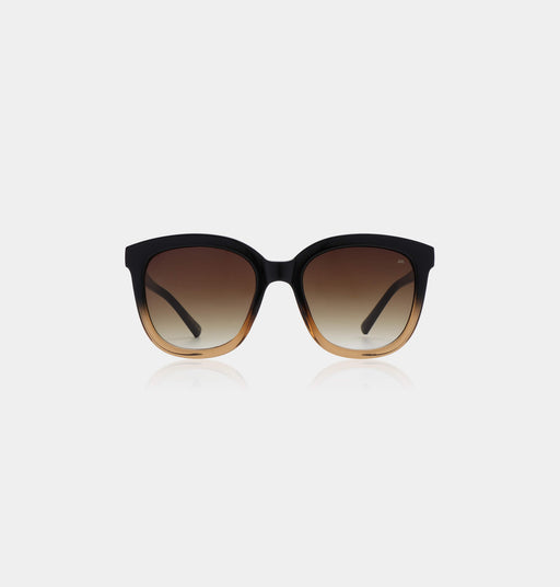 A.Kjaerbede Billy Sunglasses in Black / Brown Transparent