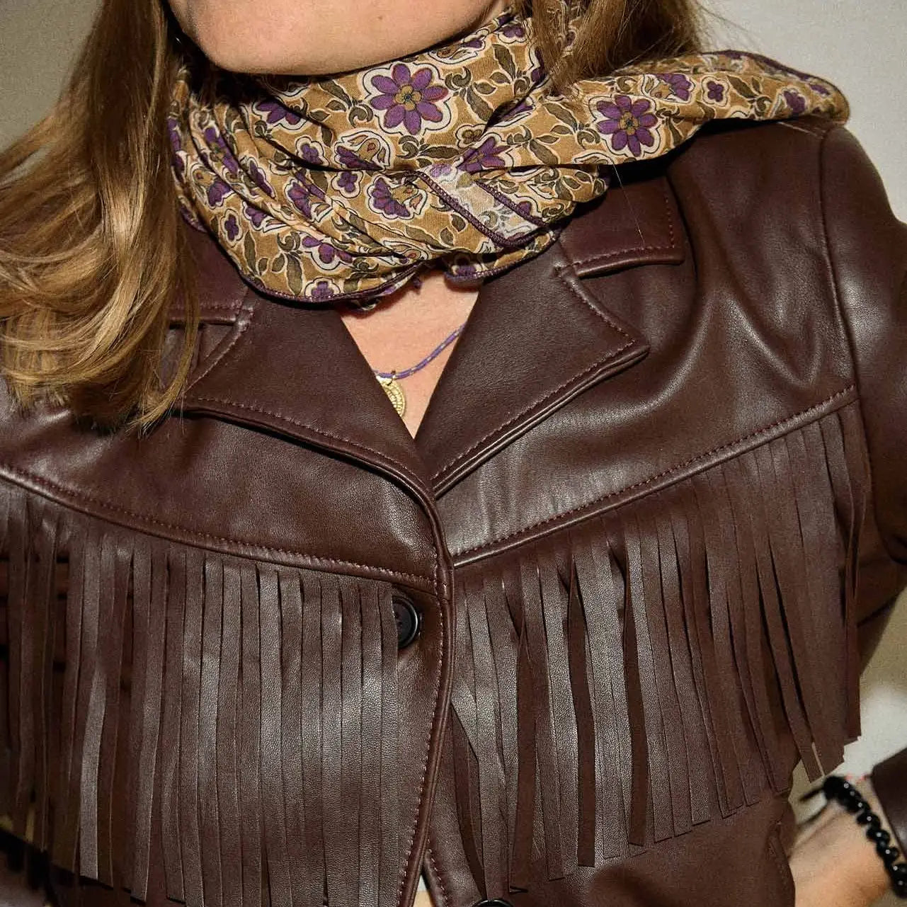 Bijou Topaz cotton voile scarf