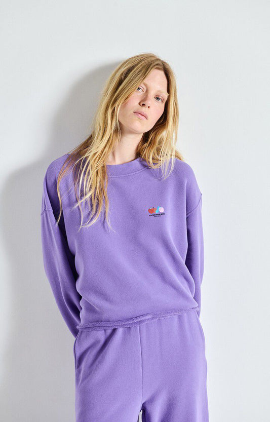 American Vintage Ypawood Sweatshirt in Purple
