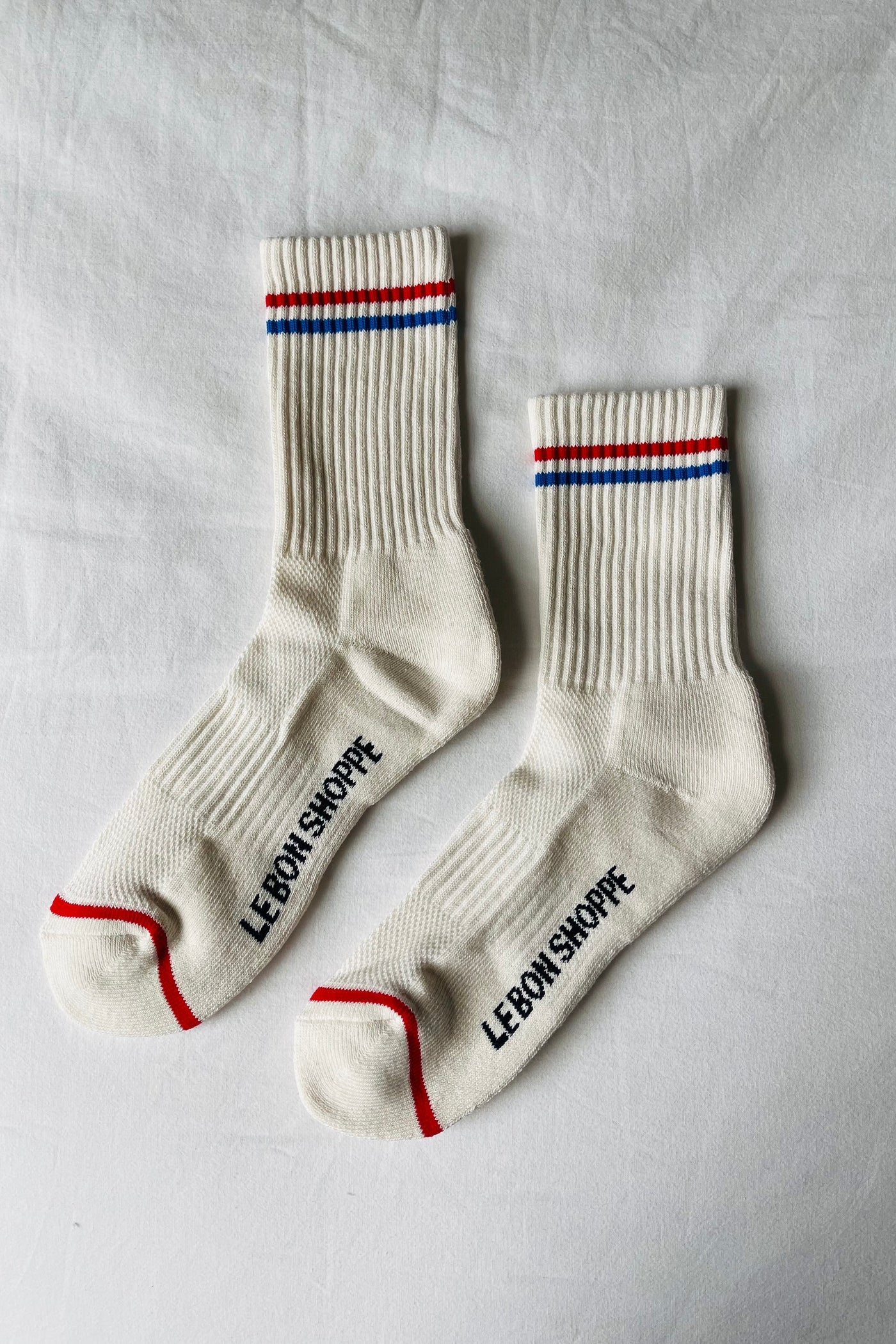 Le Bon Shoppe Boyfriend Socks in Milk