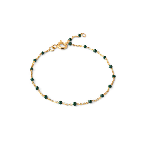 Enamel Copenhagen Lola Bracelet in Petrol Green