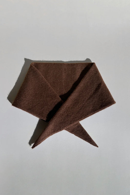 Le Bon Shoppe Triangle Scarf in Chocolate