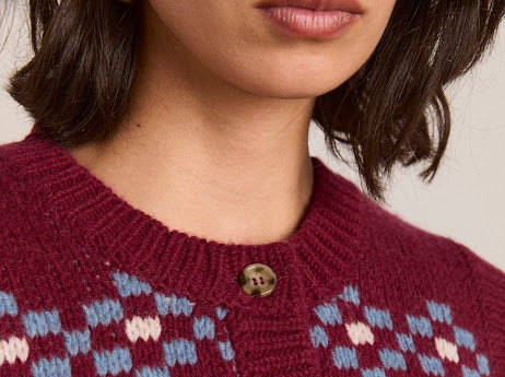 Damson Madder Sophie Wool Vest