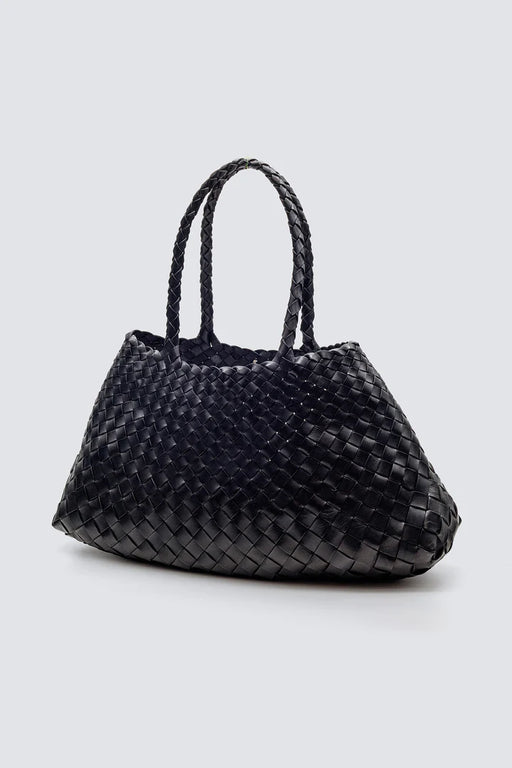 Dragon Diffusion Large Santa Croce Bag in Black Leather
