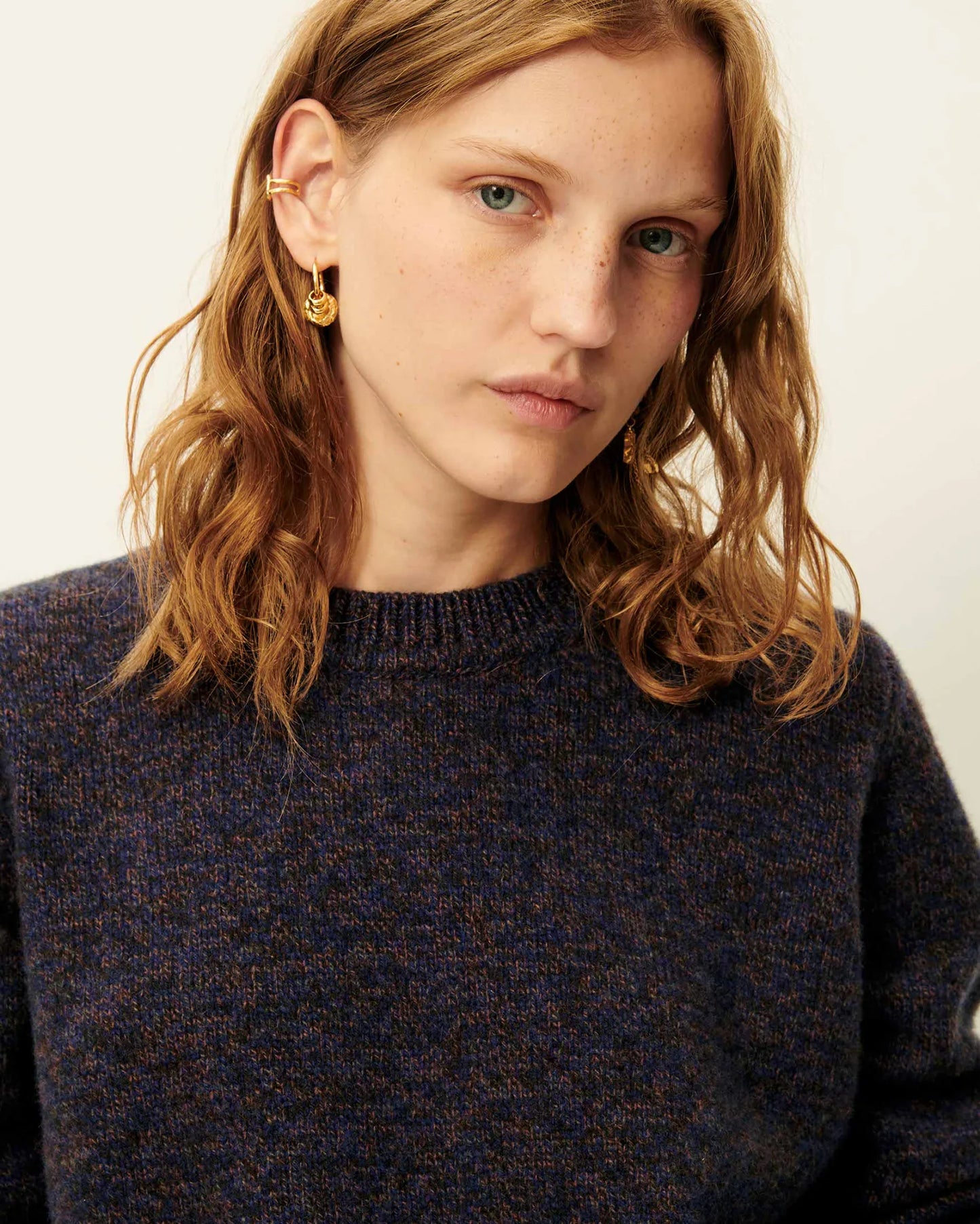 Sessun Silty Jumper in Ink Blue