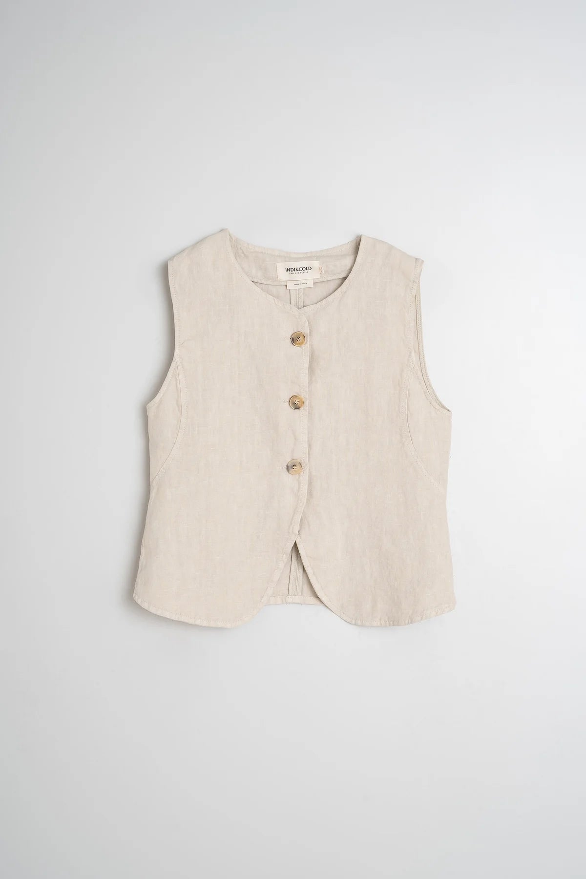 Basic Linen Vest