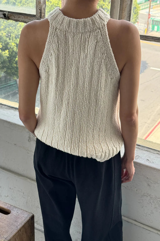 Le Bon Shoppe Cotton Knitted Tank in Natural