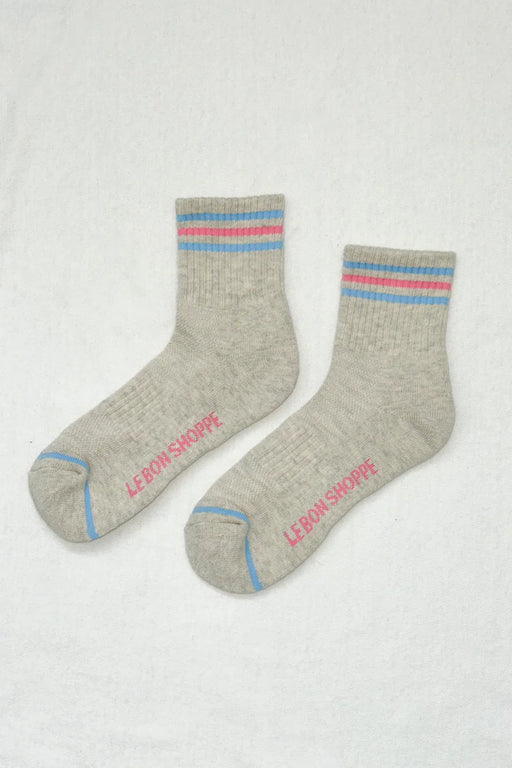 Le Bon Shoppe Girlfriend Socks in Bright Grey