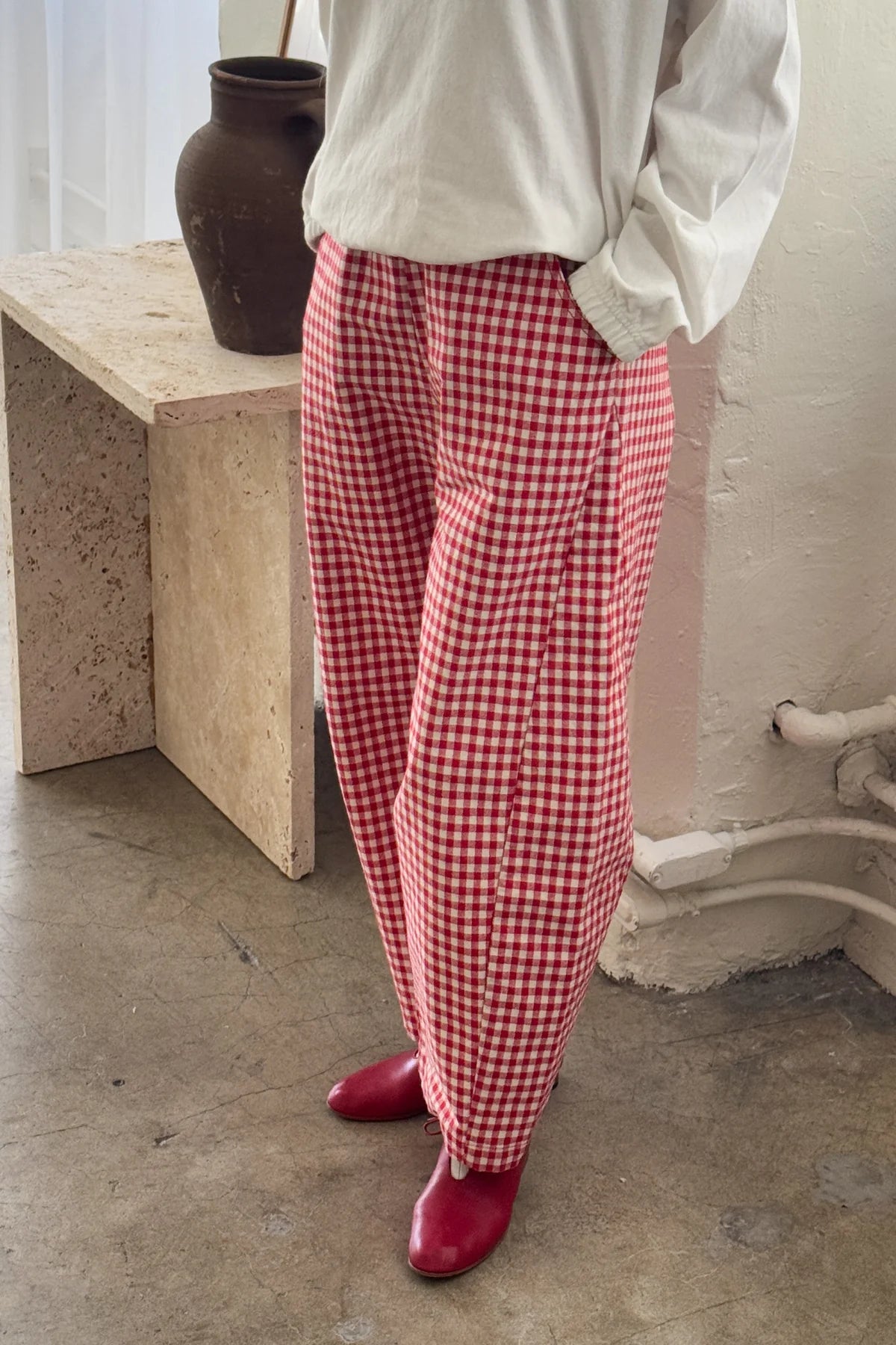 Le Bon Shoppe Gingham Arc Pants