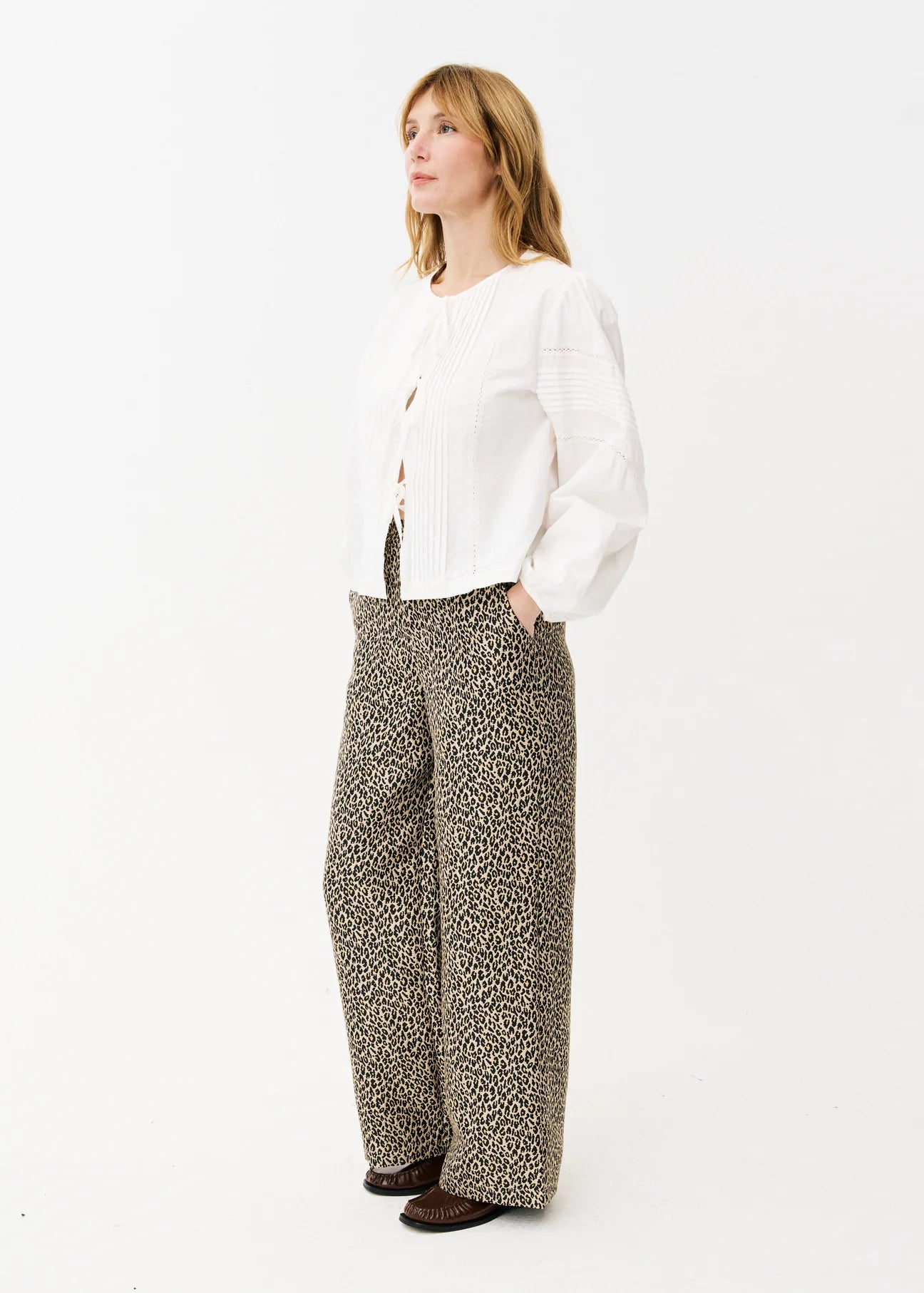 Maison Anana Prudie Leopard Trouser