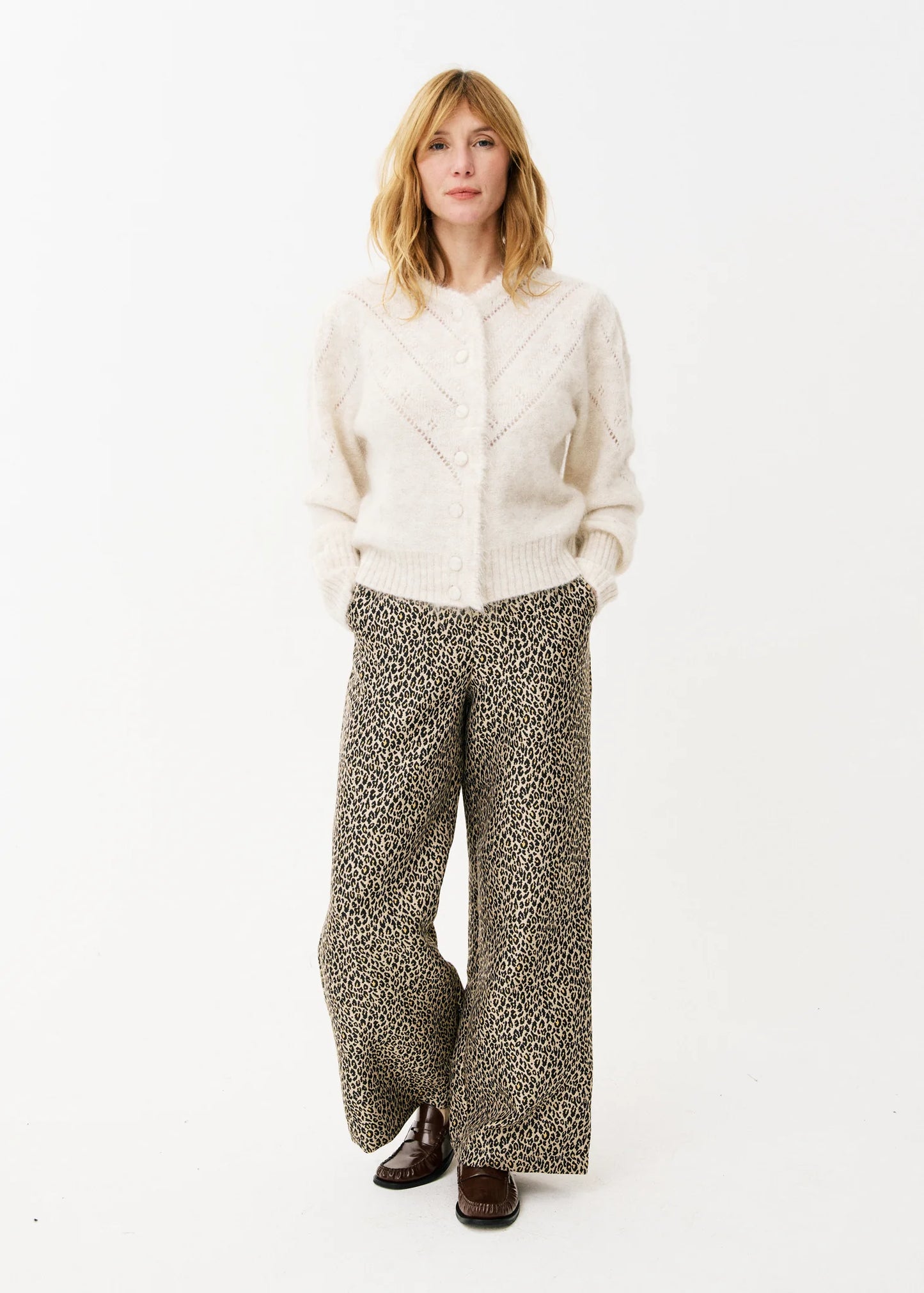 Maison Anana Prudie Leopard Trouser